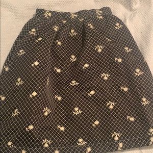 Anna Sui black skirt